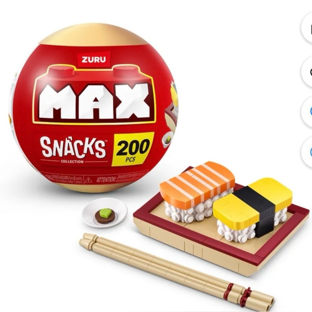 MAX Snacks 200 PCS Toy Set - Sushi